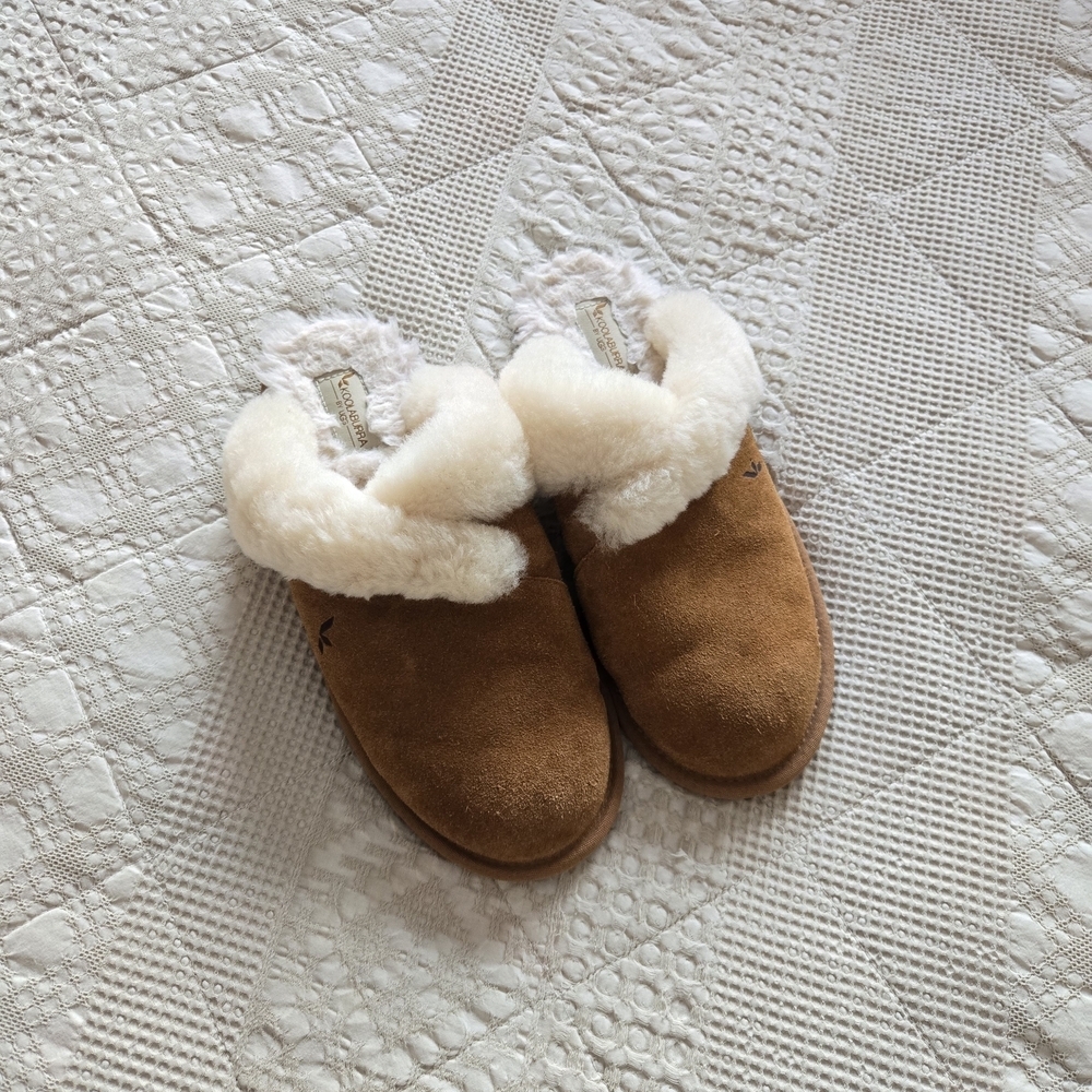 Koolaburra Ugg Shearling Slippers Slip On Suede Cozy Comfy | Women's 11